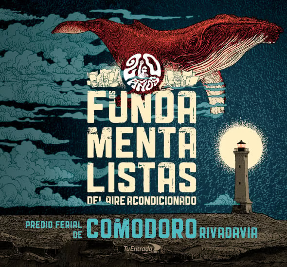 Dos noches Fundamentalistas: la banda del Indio Solari visita el sur por primera vez Dos noches Fundamentalistas: la banda del Indio Solari visita el sur por primera vez